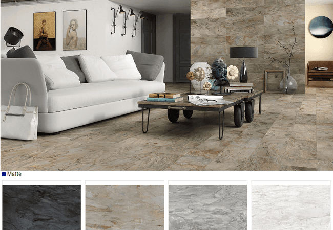 Olympia Renova Matte Porcelain Tile Color: Black, Golden Grey, Grey, White Size: 16x32 12x24, Olympia Tile