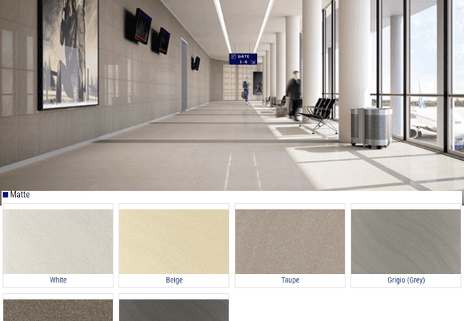Olympia Tecno Matte Porcelain Tiles Color: White, Beige, Taupe, Grigio Grey, Muskio Brown Grey, Dark Grey Size: 12x24, Olympia Tile