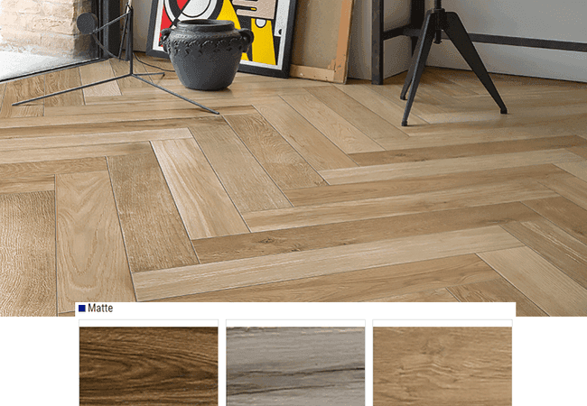 Olympia Treverk Fusion Matte Wood Look Porcelain Tiles Color: Brown, Grey, Neutral Beige Size: 4x28, Olympia Tile