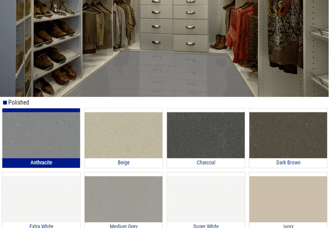 Olympia Unicolor Polished Porcelain Tile Color: Anthracite, Beige, Charcoal, Dark Brown, Extra White, Medium Grey, Siper White, Ivory, Light Grey, Taupe, Dark Grey, Super Black Size: 12x12 12x24 24x24, Olympia Tile