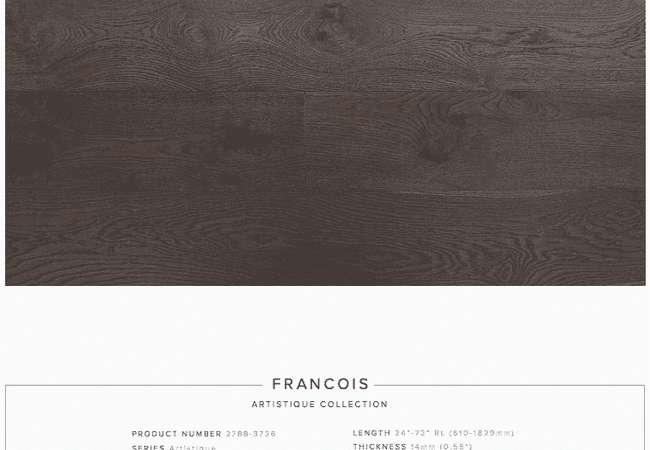 Pravada Artistique European Oak Engineered Francois, Pravada Floors