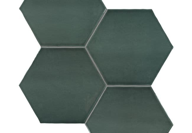 Richmond Tile Teramoda Emerald 6" Hexagons, Richmond Flooring