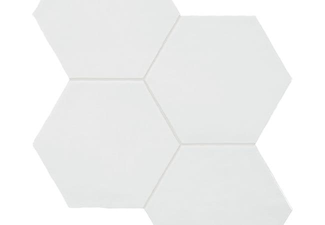 Richmond Tile Teramoda Powder 6" Hexagons, Richmond Flooring