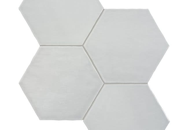 Richmond Tile Teramoda Silver 6" Hexagons, Richmond Flooring