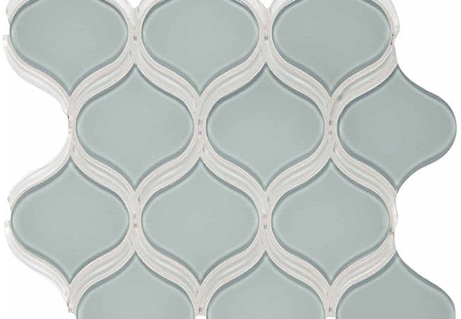Richmond Tile Element Glass Cloud arabesque Mosaic, Richmond Flooring