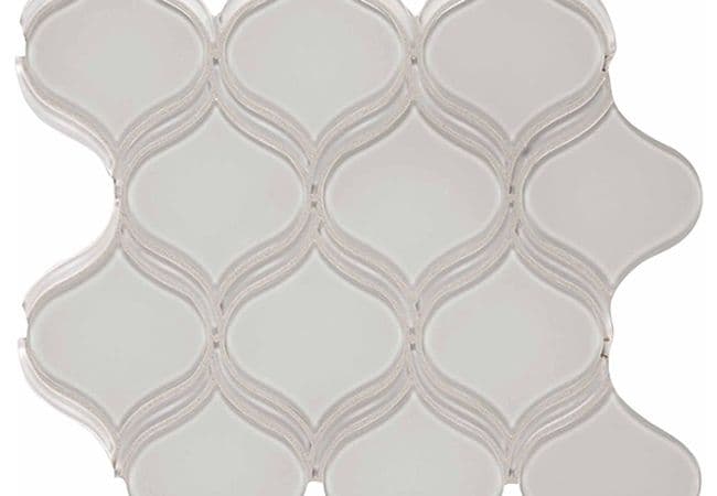 Richmond Tile Element Glass Mist arabesque Mosaic, Richmond Flooring
