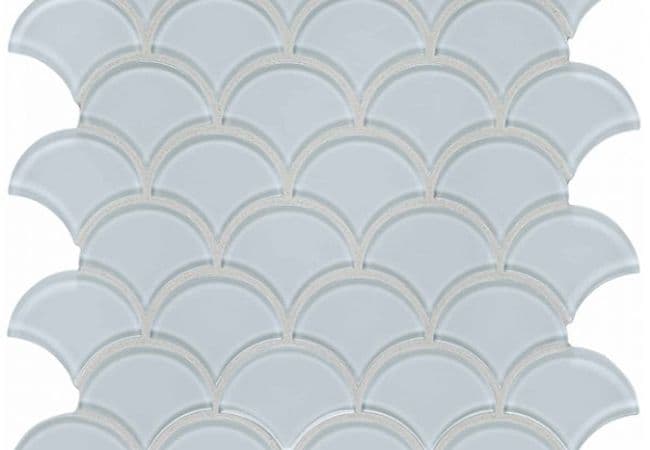 Richmond Tile Element Glass Skylight scallop Mosaic, Richmond Flooring