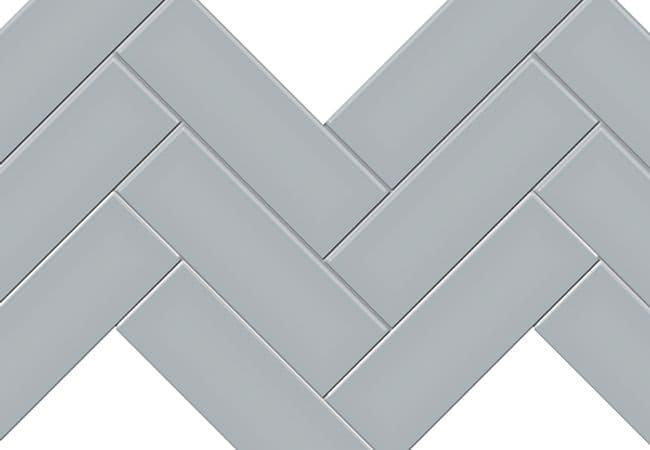 Richmond Tile Soho Cloud Blue 12"x12" Herringbone Matte, Richmond Flooring
