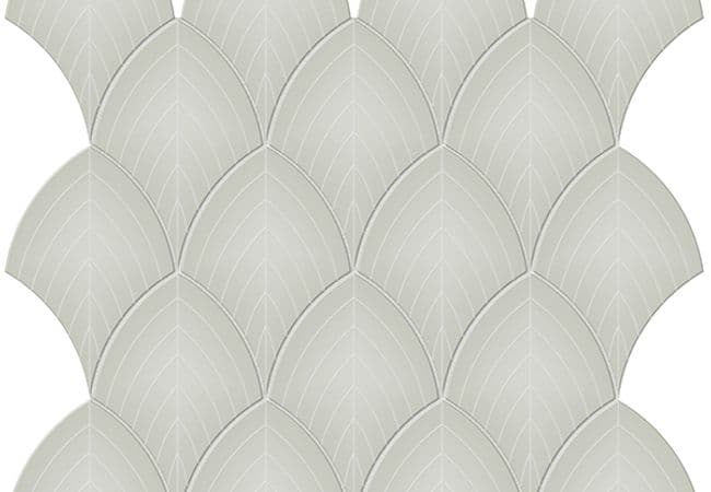 Richmond Tile Soho Soft Sage 10.5"x13" Scallop Glossy, Richmond Flooring