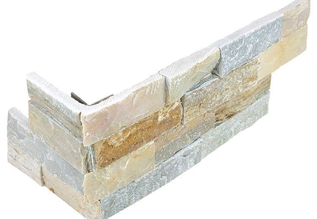 Richmond Tile Ledger Stone Beachwalk Assembled Corner 6"x18", Richmond Flooring