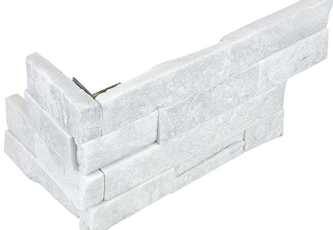 Richmond Tile Ledger Stone Glacier Assembled Corner 6"x18", Richmond Flooring