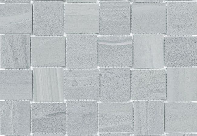 Richmond Tile Carleton Ice 2"x2" Basketweave Mosaic, Richmond Flooring
