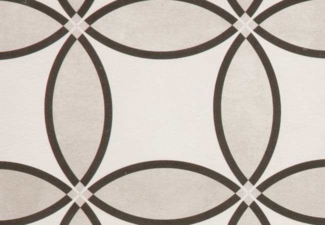 Richmond Tile Geoshapes Ice 8x8 Zenith Deco, Richmond Flooring