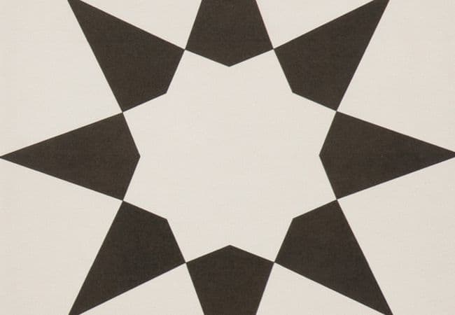 Richmond Tile Geoshapes Stellar 8x8 Monochrome Deco, Richmond Flooring