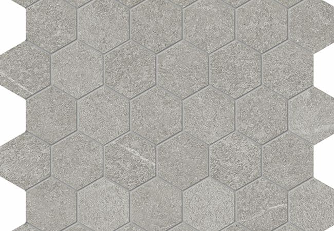 Richmond Tile Mjörk Clay 2" Hexagon Matte, Richmond Flooring