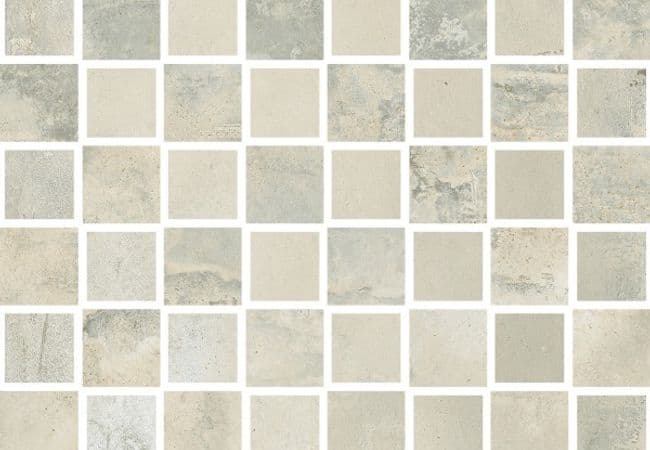 Richmond Tile Stonecrete Smoked Cement 12x12 3d Cube Mosaic Honed Rectified, Richmond Flooring