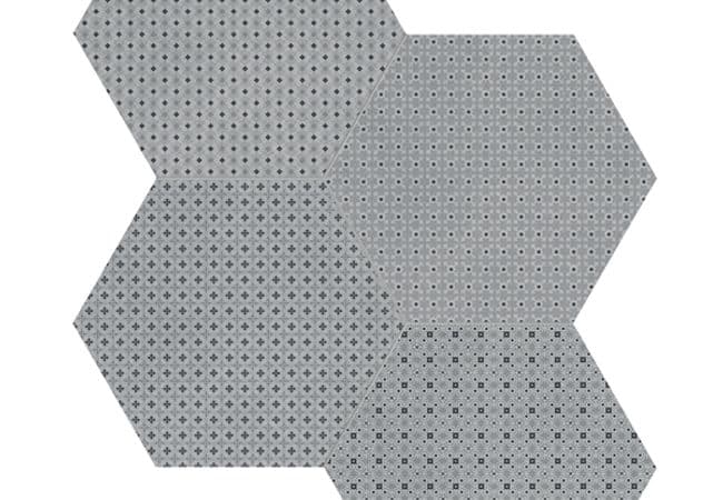 Richmond Tile Tapestri Cashmere Blend 8.5" Hexagon, Richmond Flooring