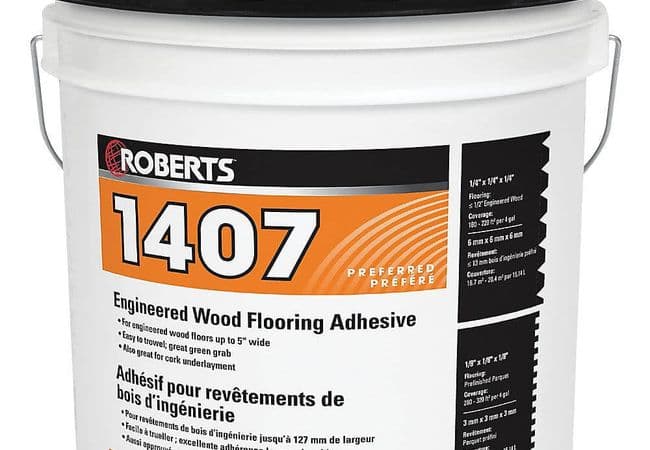 Roberts 1407rb015 Engineered Wood Flooring Adhesive, 15.14 L — Roberts