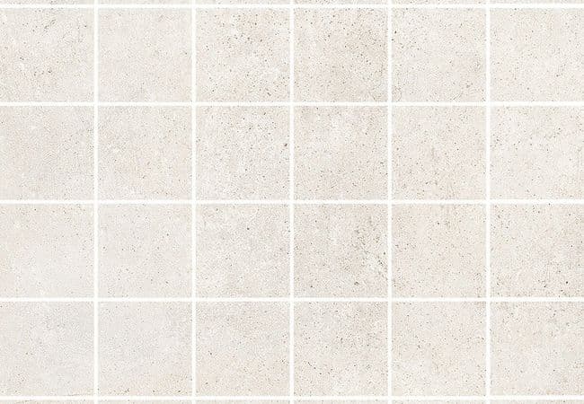 Sapphirus Stone & Tile Ark Ivory Matt Square Porcelain Mosaic