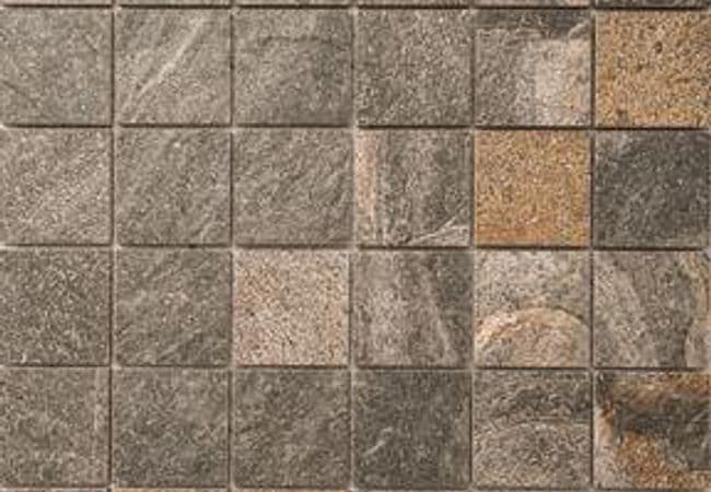Sapphirus Stone & Tile Aspen Carbon Grey Matt Square Porcelain Mosaic, Sapphirus Stone & Tile