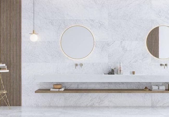 Sapphirus Stone & Tile Carrara Matt Rectified Porcelain, Sapphirus Stone & Tile
