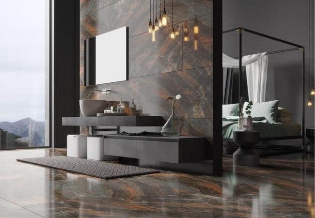 Sapphirus Stone & Tile Pizarra Rectified Porcelain, Sapphirus Stone & Tile