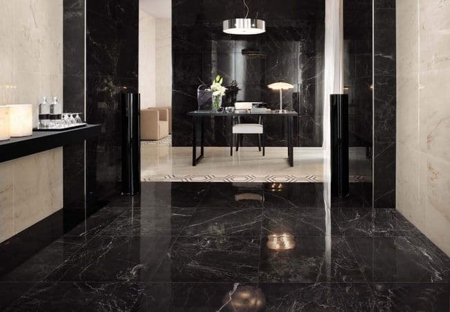 Sapphirus Stone & Tile Sombra Black Rectified Porcelain, Sapphirus Stone & Tile