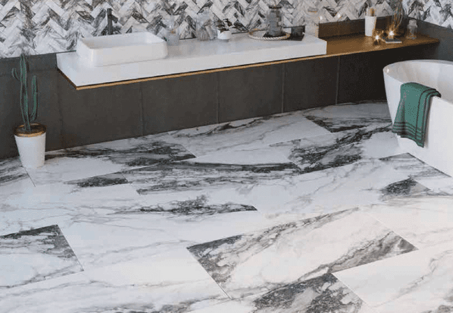 Sapphirus Stone & Tile Terra Bianca Rectified Porcelain, Sapphirus Stone & Tile