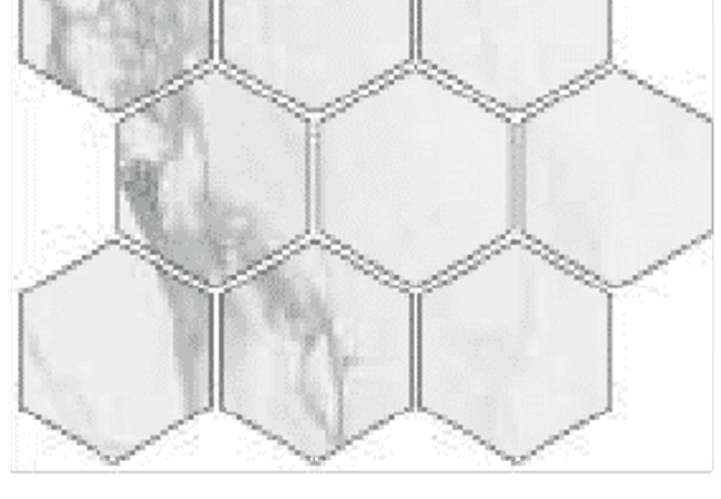 Sarana Tile Ek Bernini Ekbern Hexmat White, Sarana Tile