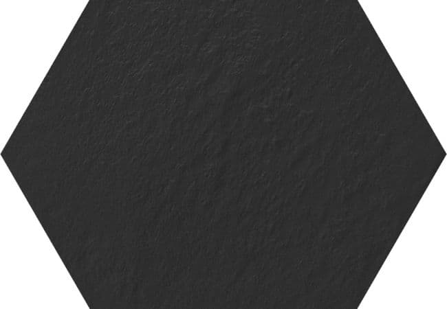 Sarana Tile Esagona Colors Black Hex, Sarana Tile