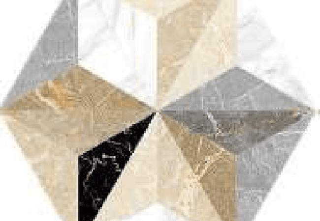 Sarana Tile Oset Hexagon Oseth Black33, Sarana Tile