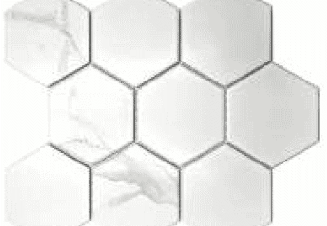 Sarana Tile Porcelain Marbleize Mosaic Pormar Vpmwb, Sarana Tile