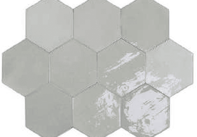 Sarana Tile Zellige Zellig Graphite, Sarana Tile