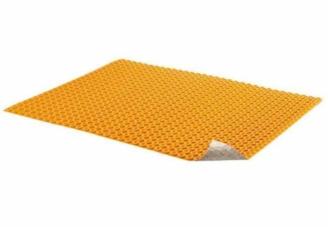 Schluter Ditra Heat Duo Uncoupling Membrane Sheet 3'3" X 2'7" X 5/16 Thick 8.6 sq. ft. / Sheet, Schluter