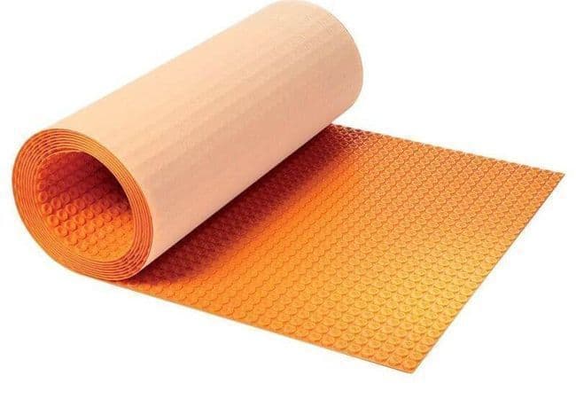 Schluter Ditra Heat Uncoupling Membrane Roll 3'3" X 41'1" X 1/4" Thick 134.5 sq. ft. / Roll, Schluter