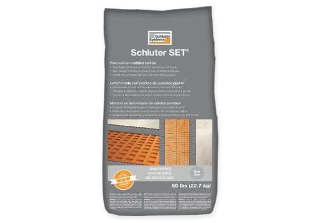 Schluter All Modified Thin Set Mortar Grey 50 Lbs Seta50g
