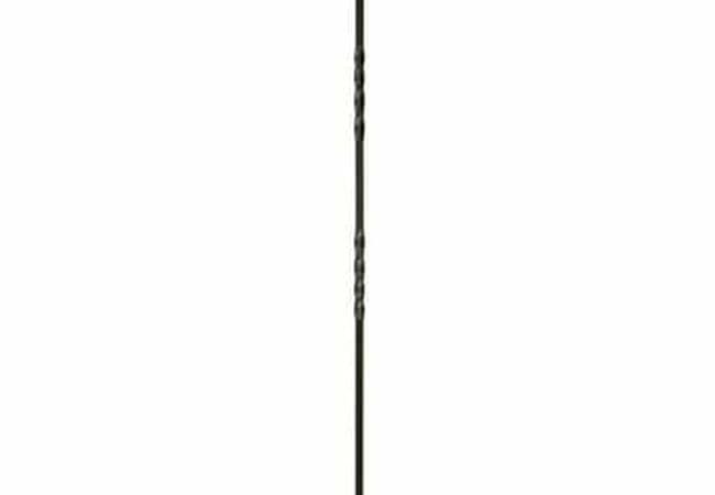 Stair Double Twist Iron Baluster, Squarefoot Flooring