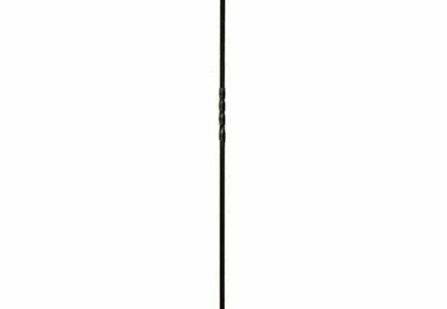 Stair Single Twist Iron Baluster, Squarefoot Flooring