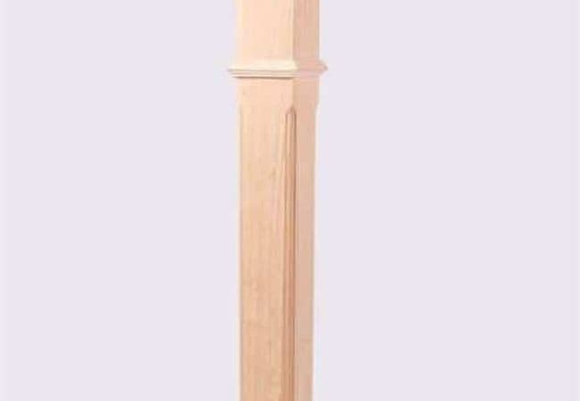 Red Oak 3 1/2" X 48" F2 Square Post, Squarefoot Flooring