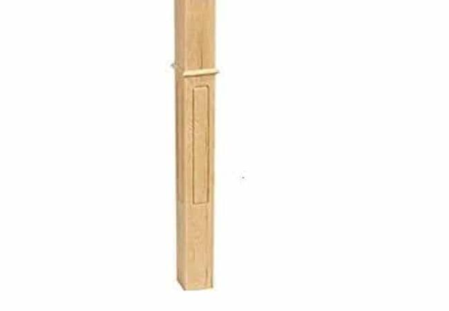 Red Oak 3 1/2"x 48" Square F7 Post, Squarefoot Flooring