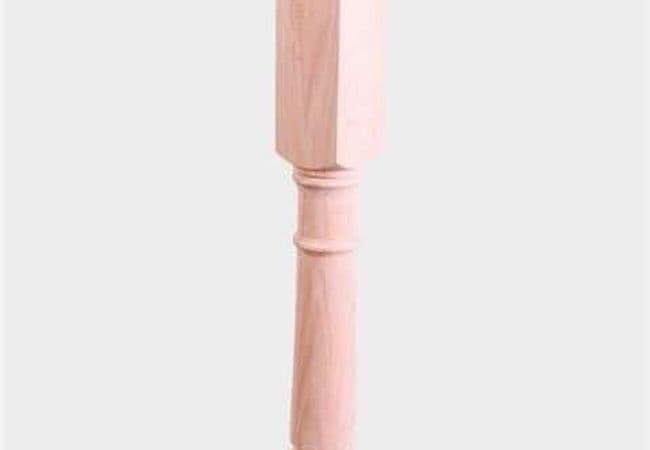 Red Oak Staircase Post Round Style Newel 3" X 48", Squarefoot Flooring