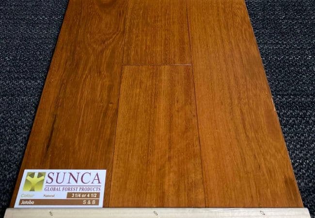 Sunca Jatoba Brazilian Cherry Hardwood Natural — Sunca Flooring