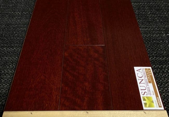 Sunca Exotic Jatoba Brazilian Cherry Rose 3/4" Solid Hardwood, Sunca Flooring