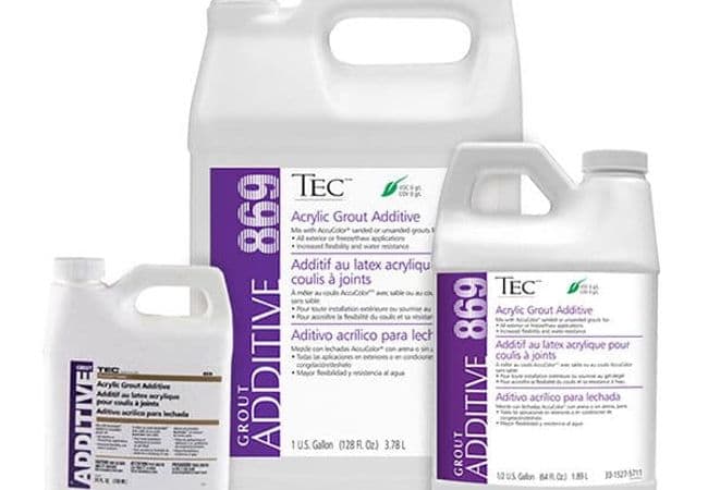 Tec Tec Acrylic Grout Additive flooring collection sample