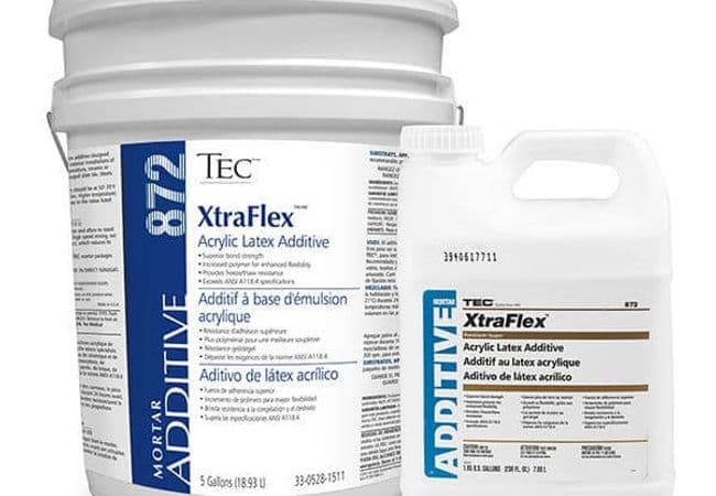 Tec Tec Xtra Flex Latex Additive flooring collection sample