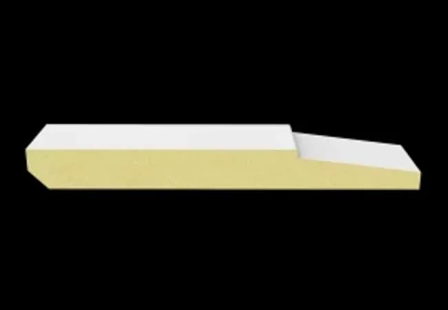 Toucan B-04-12 MDF Primed Step Bevel Baseboard 5/8" x 7 1/4" x 12', Triforest Flooring