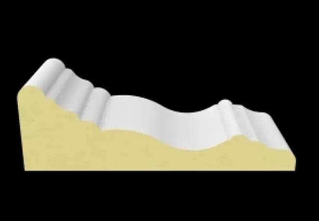 Toucan C-04 MDF Primed Colonial Back Bend Casing 1" x 3" x 8'