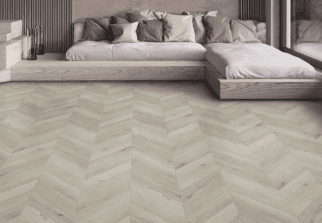 Twelve Oaks Flooring SureWood Chevron flooring collection sample