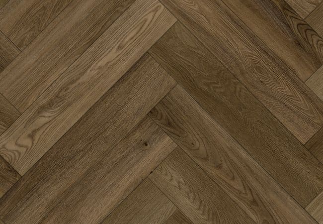 Twelve Oaks Wishbone Herringbone Classic Auburn Luxury Vinyl Plank — Twelve Oaks Flooring