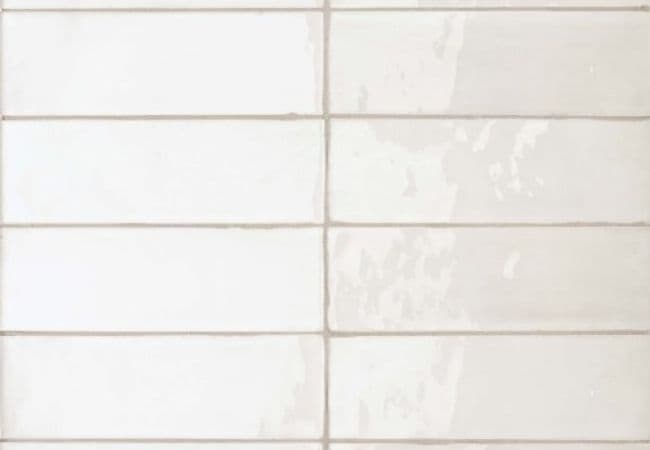 Urban Zebra Glossy Brick Art Porcelain Tile White, Urban Zebra